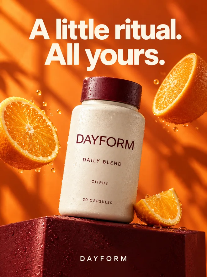 DAYFORM citrus supplement creative